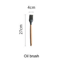 Load image into Gallery viewer, Silicone Kitchen Tools Cooking Sets Soup Spoon Spatula Non-stick Shovel with Wooden Handle Special Heat-resistant Design